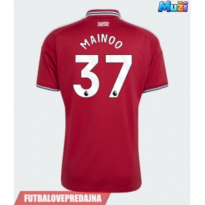 Lacne Muži Futbalové dres Manchester United Kobbie Mainoo #37 2026-27 Krátky Rukáv - Domáci